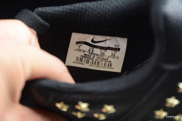 AR0639-001 1 STARS FORCE LOW BLACK AIR NIKE 0908